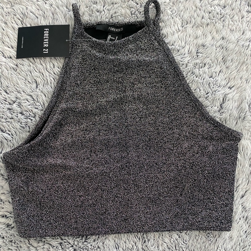 Sparkly crop top